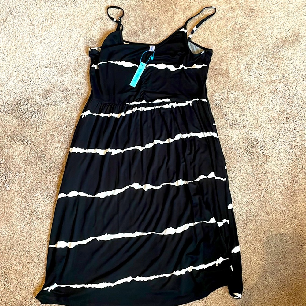 Rayon (95%) sleeveless dress